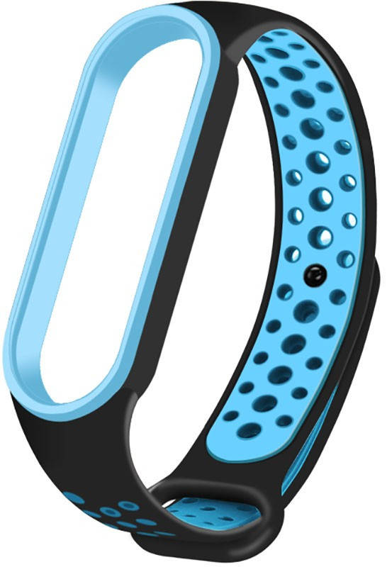 

Ремешок UWatch Replacement Sports Strap for Mi Band 5/6 Black/Blue