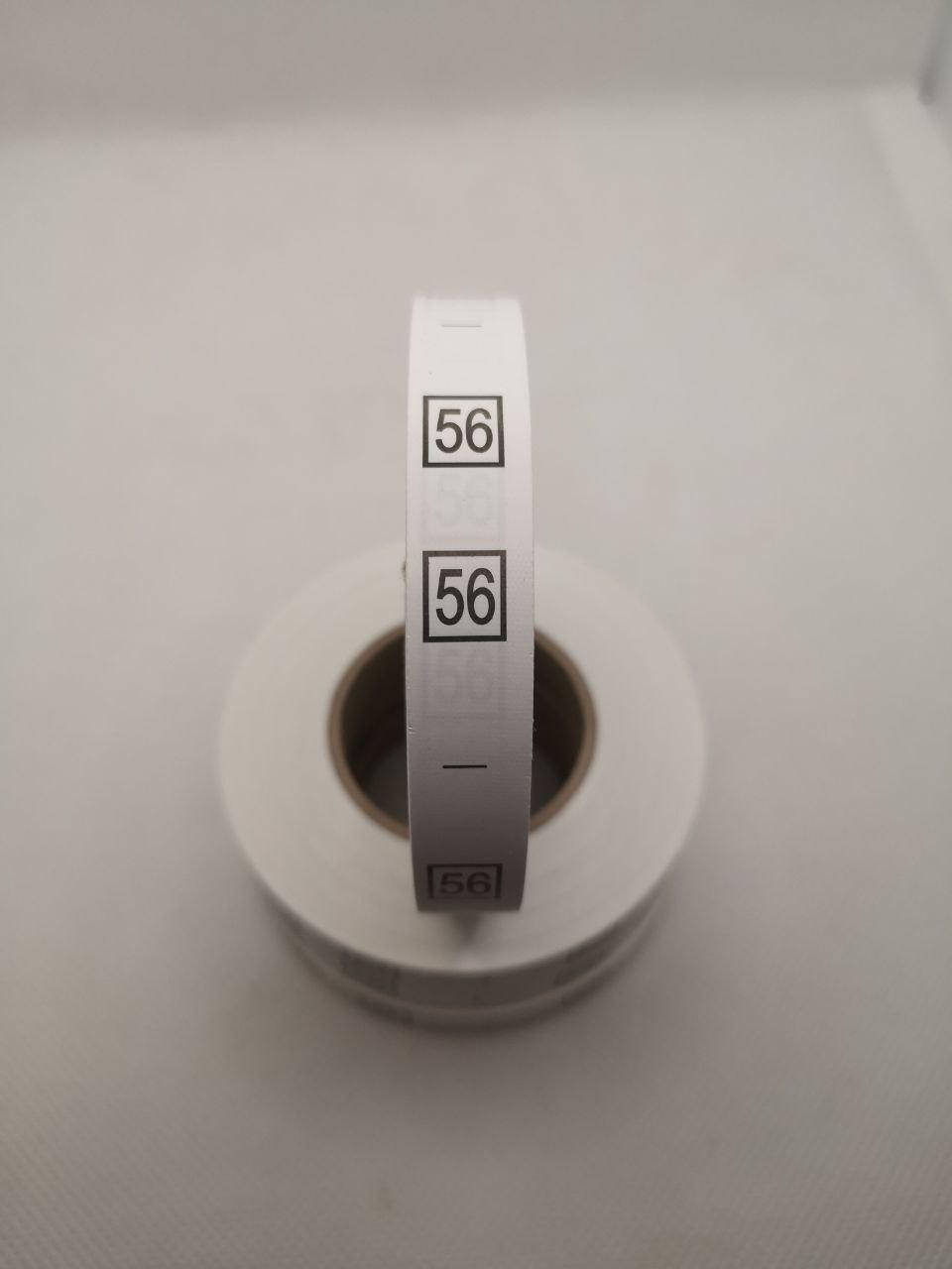 

Размерник пришевной нейлон №56 (в упаковке 600 штук) Турция, Белый