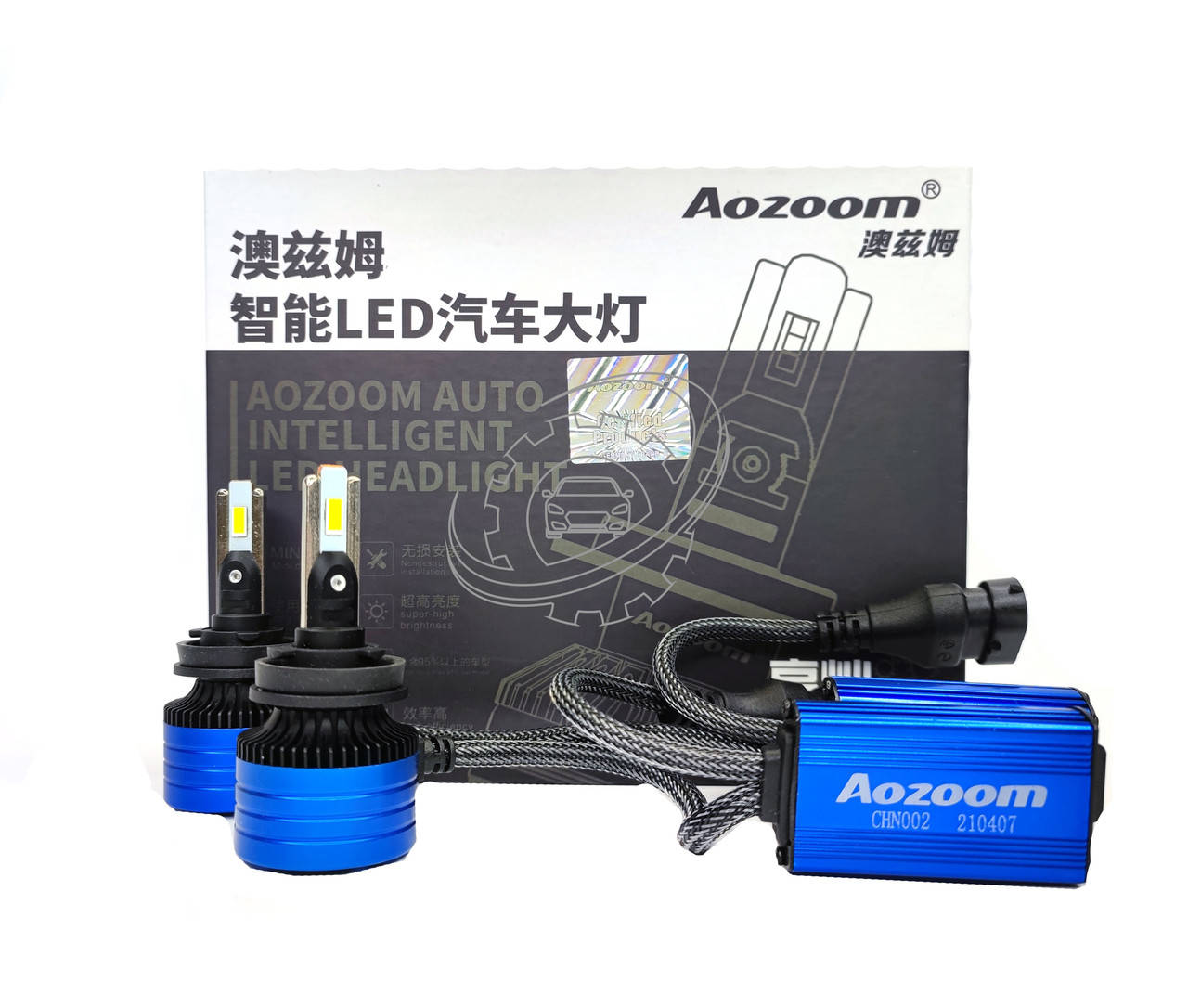 

Автолампы LED светодиодные Aozoom ALH-12 Н11 Н8 Н9 Н16 65Вт 9400Лм 12В 5500K