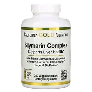 

California Gold Nutrition, силимариновый комплекс, для здоровья печени,360 шт