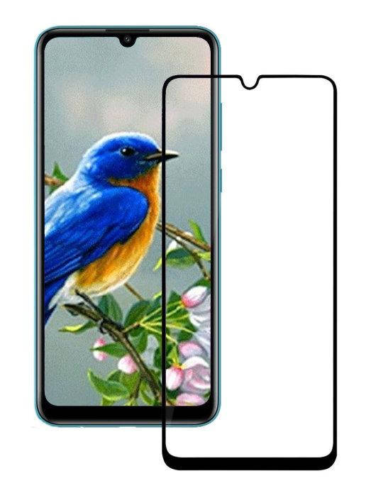 

Защитное стекло для телефона Samsung A12 / стекло защитное на самсунг а12 (полный клей), Черный