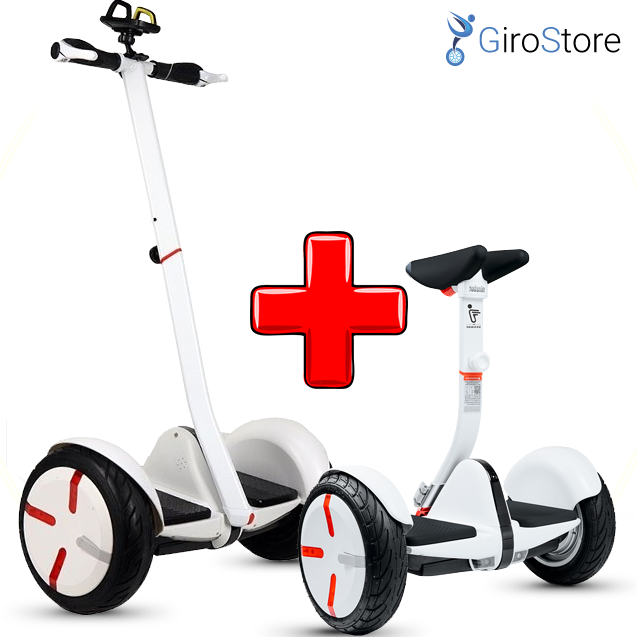 

2в1 Гироскутер с ручкой, сигвей ninebot mini гироборд
