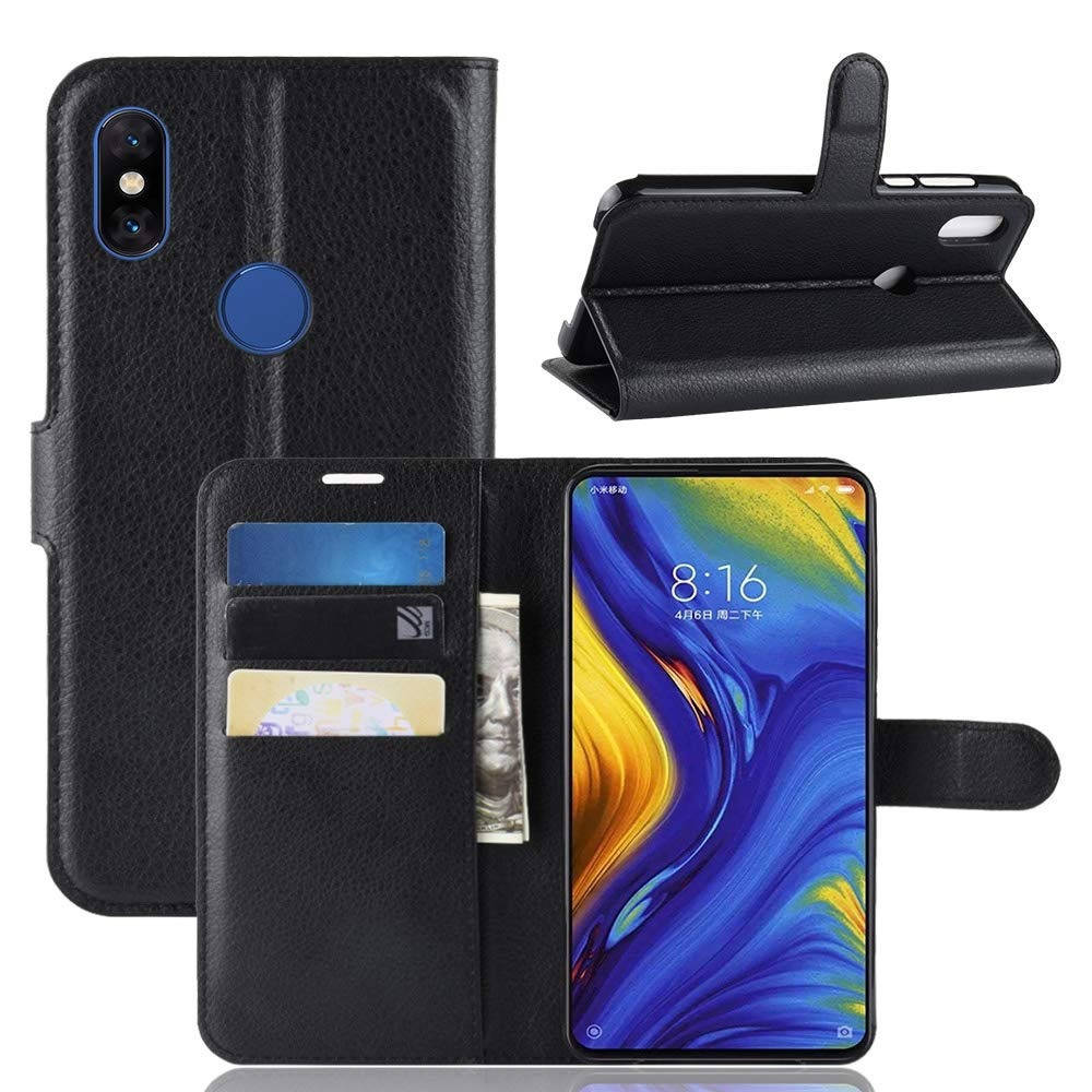 

Чехол-книжка Litchie Wallet для Xiaomi Mi Mix 3 Черный