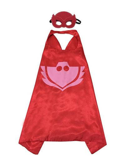 

Карнавальный костюм - маска и накидка Герои в Масках - Алетт (Совка)