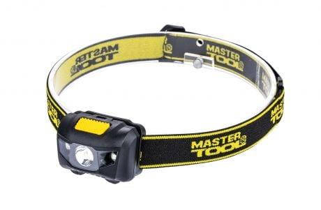 

Фонарь налобный Mastertool 4 режима, WHITE LED + 2 x RED LED, ABS (94-0812)