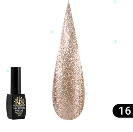 

Гель-лак Shine Spectrum 316 Global Fashion 8мл