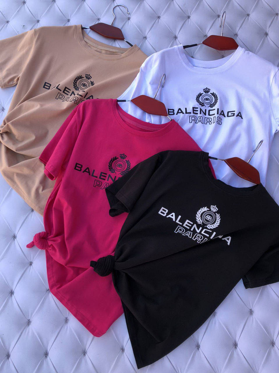 

Женская футболка Balenciaga свободного кроя, Белый