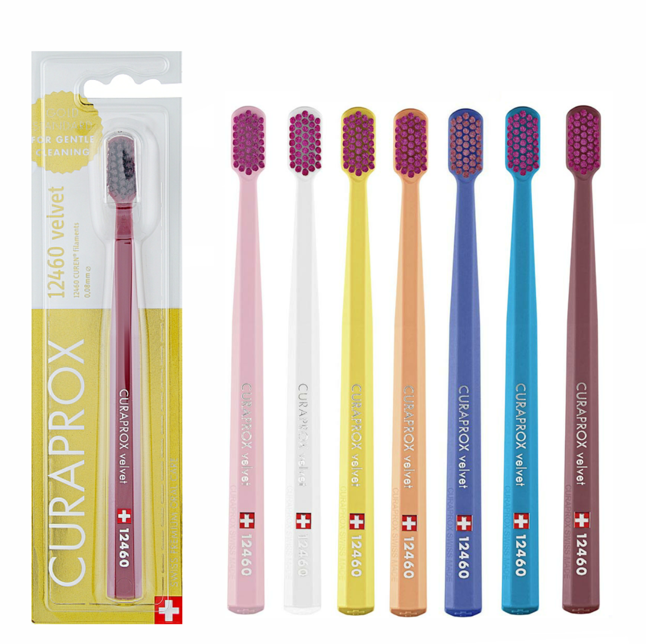 

Зубная щетка Curaprox Velvet CS 12460 (картонная упаковка), 1 шт