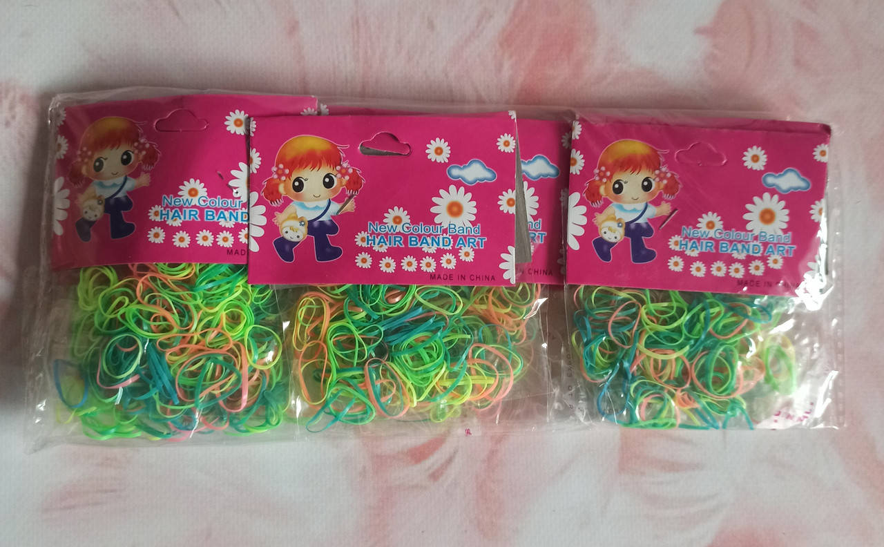 

Резинки силиконовые зелёные мелкие, Зелёный