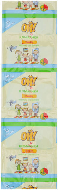 

Пластины от комаров Ой! Комарики Family 10 шт