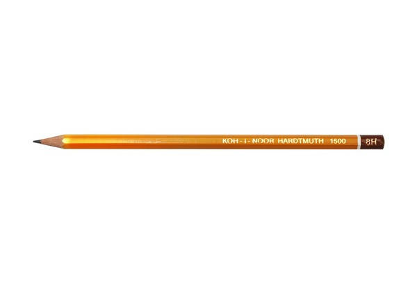 

Олівець графітний KOH-I-NOOR 1500.8H корпус помаранчевий, Оранжевый