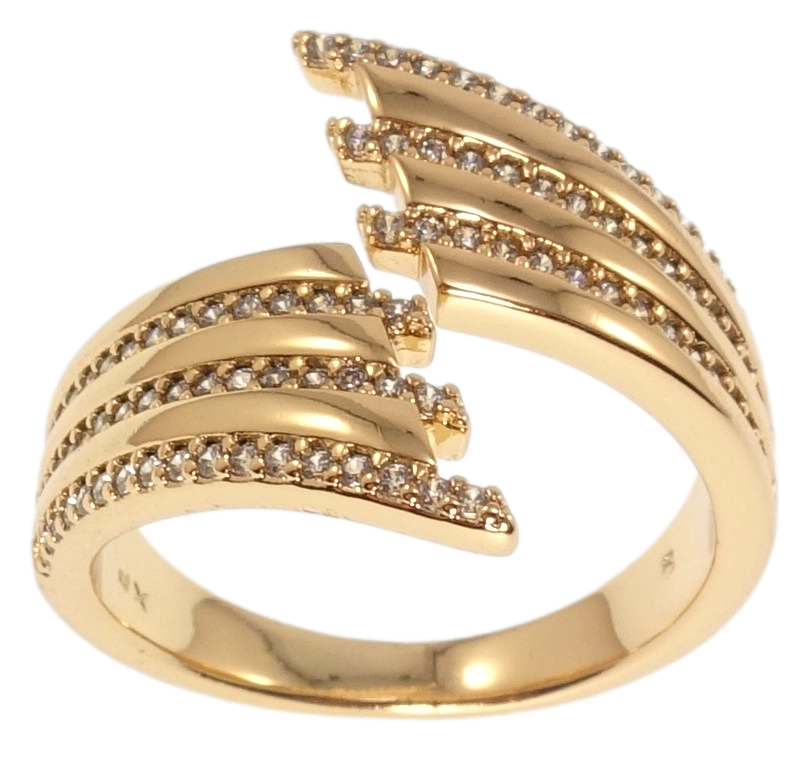 

Кольцо Xuping JEAN GOUJON Позолота 18K "Инкрустация цирконием" р.18-19