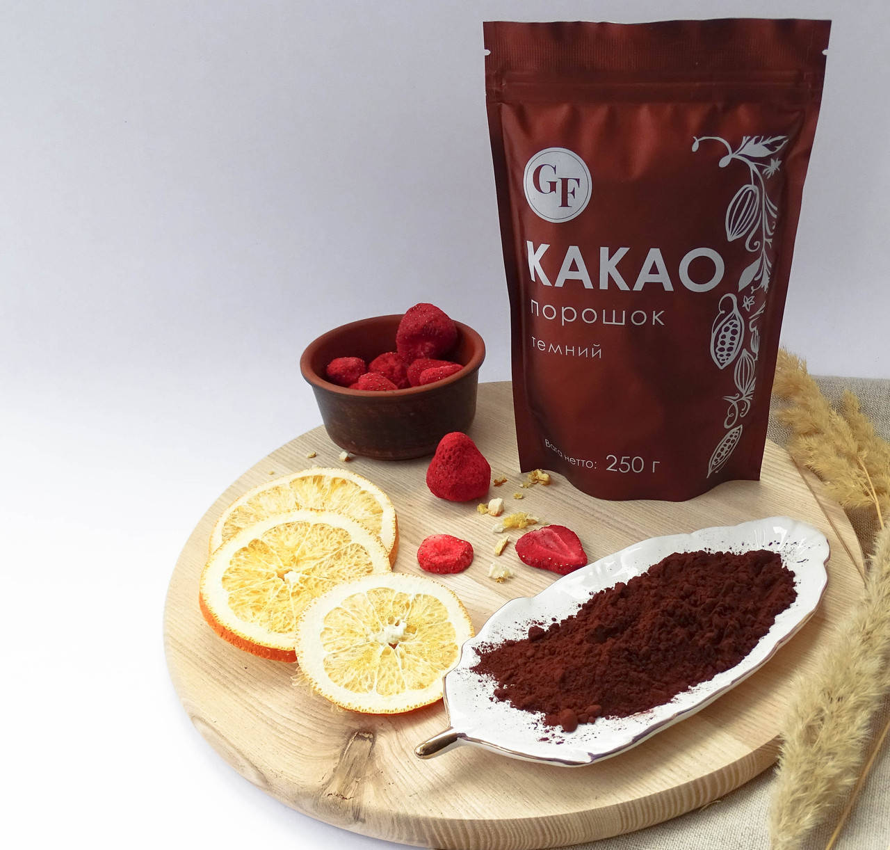 

Какао-порошок алкализированный жирность 20-22% Olam Cocoa Нидерланды 1000