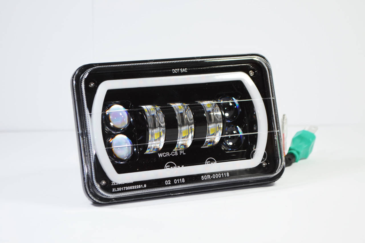 

Светодиодная LED фара 75Вт ближний+дальний+габарит+поворот прямоугольная (на 2 режима)