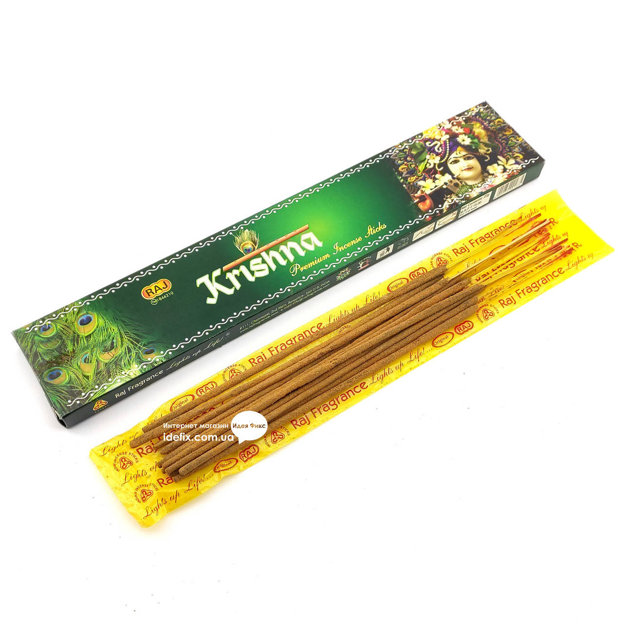 

Благовоние Krishna Raj 25г. Аромапалочки Кришна (32250)