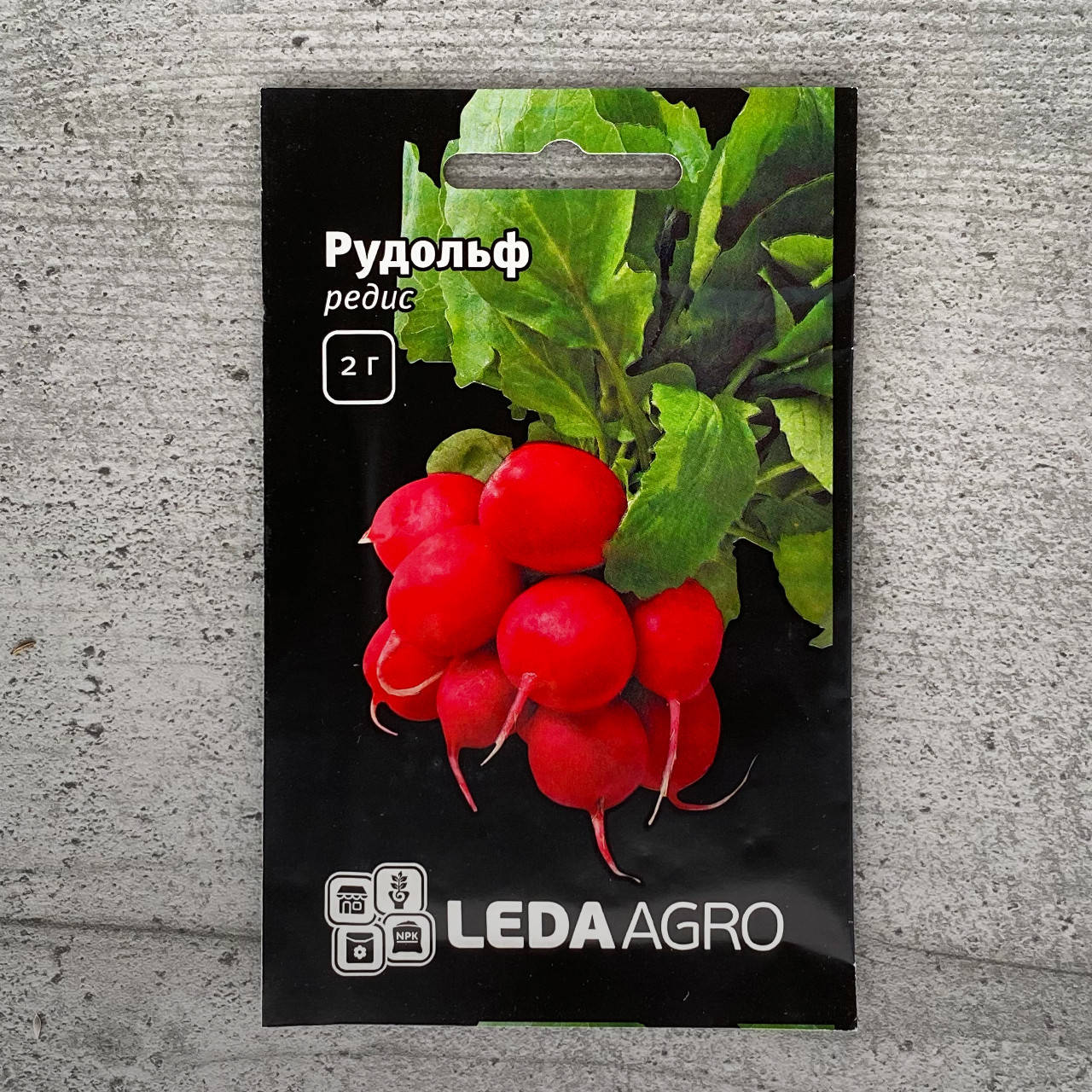 

Редис Рудольф 2 г семена пакетированные Leda Agro