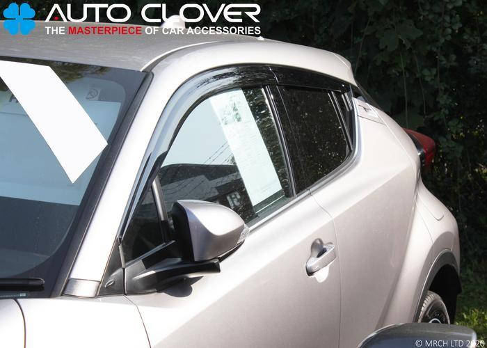 

Дефлекторы окон (ветровики) Toyota C-HR 2017-2021 (Autoclover C016)