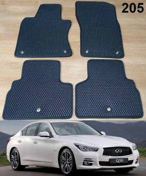 

Коврики ЕВА в салон Infiniti Q50 '13-, Черный