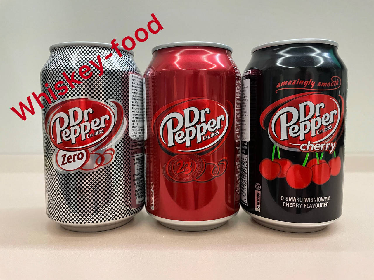 

Dr.Pepper 330мл (3вида)