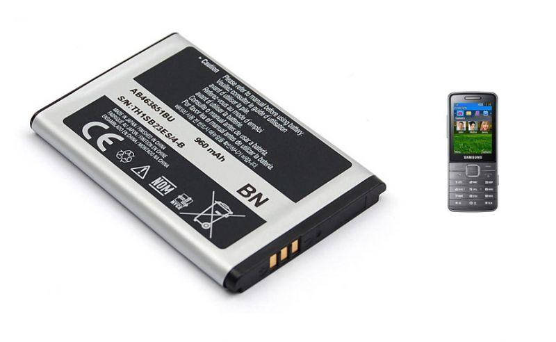 

Аккумулятор Samsung S3650 Corby, S5610, Samsung B3410, Samsung B3410W, Samsung B5310 CorbyPRO, Samsung C3060,