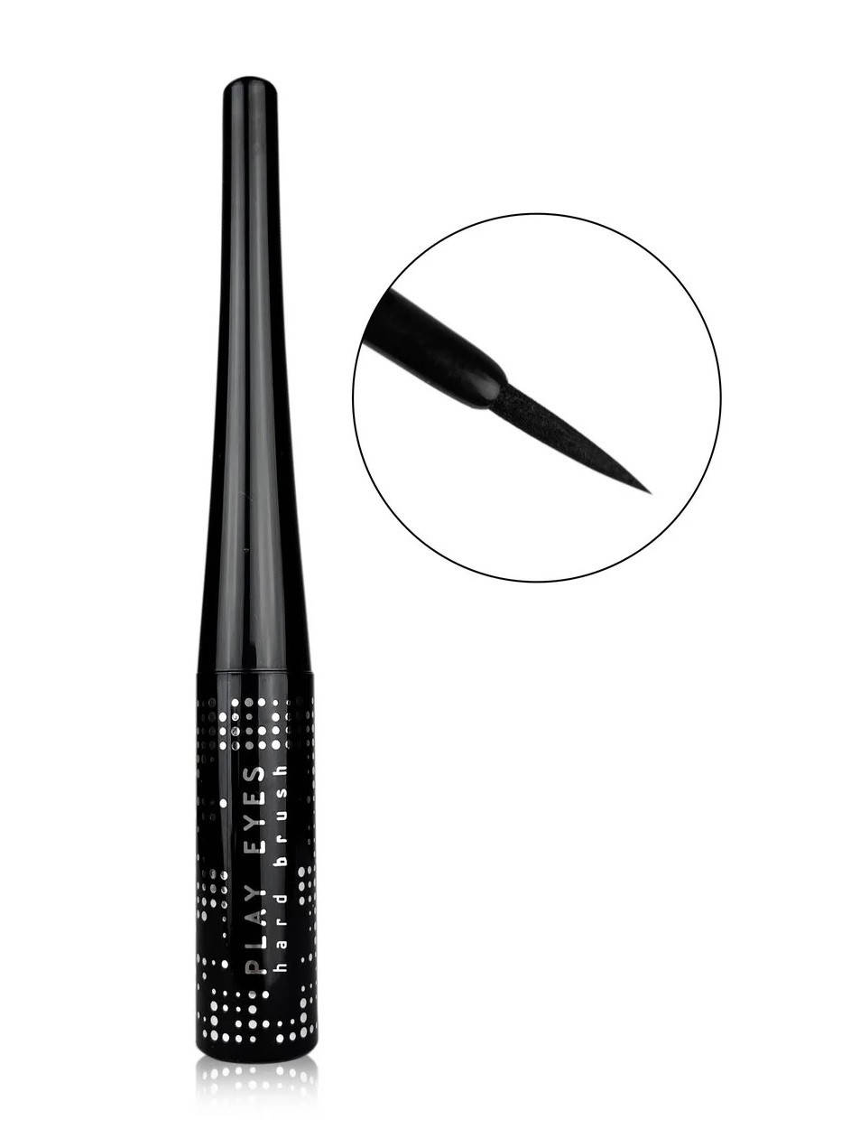 

Подводка для глаз Colour Intense PLAY EYES hard brush Черная, Черный