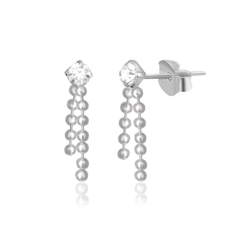 

Серебряные серьги детские С1Ст/618