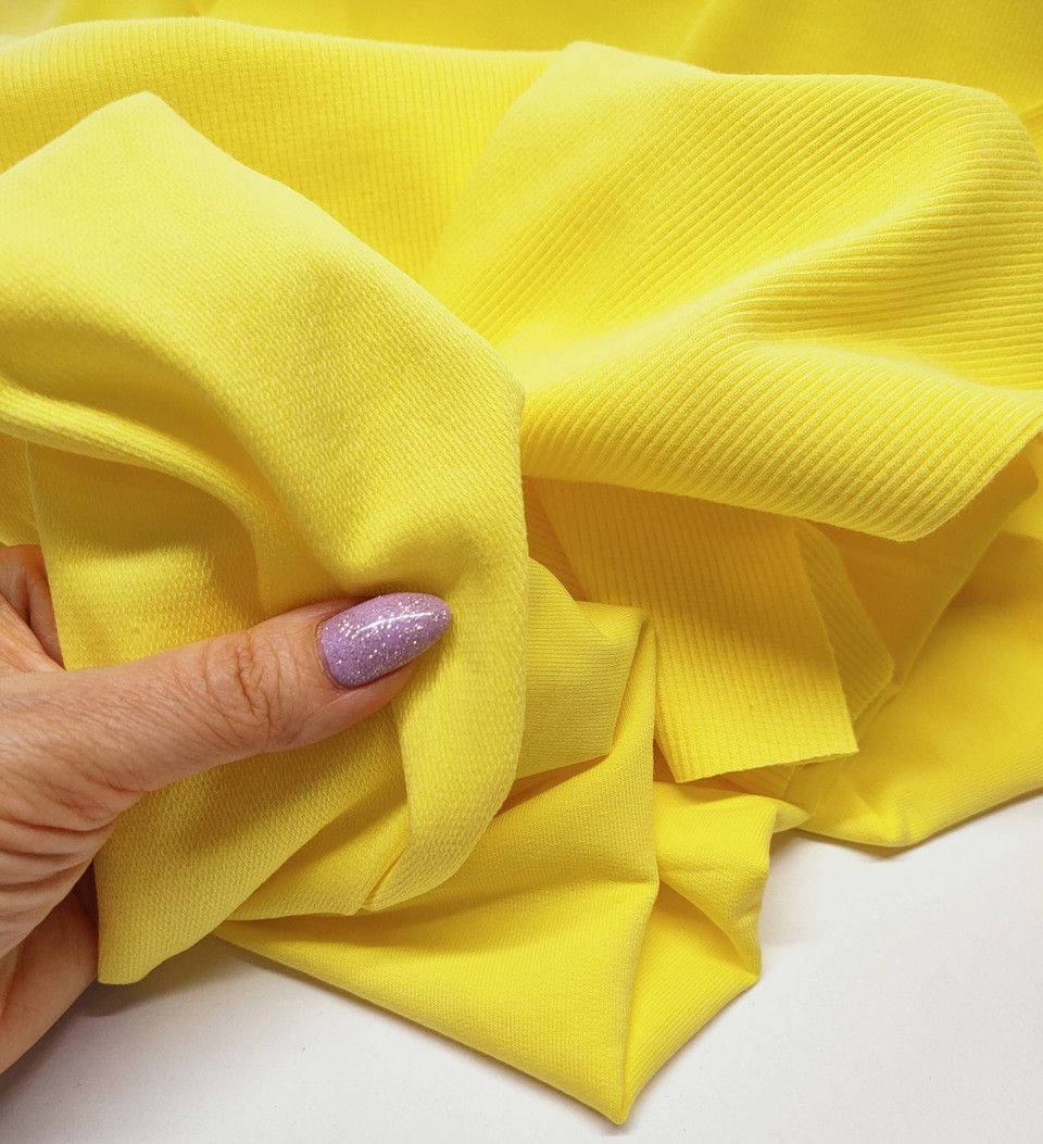 

Футер двунитка банан- 180см., Желтый