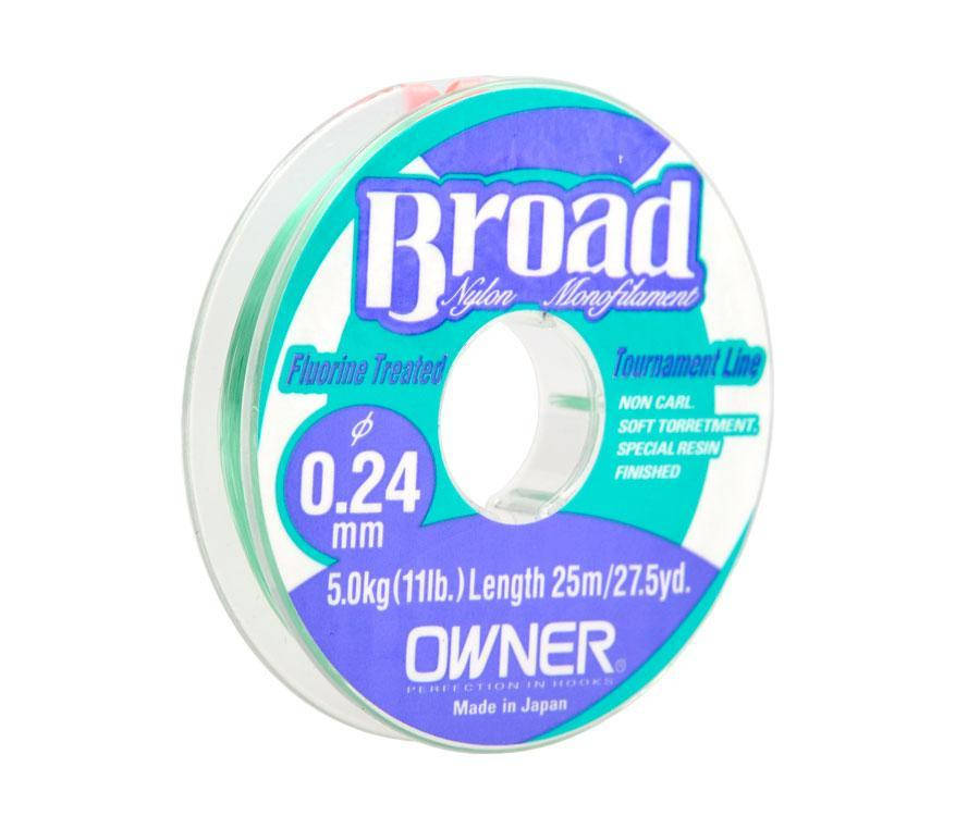 

Леска Owner Broad 25м 0.24мм