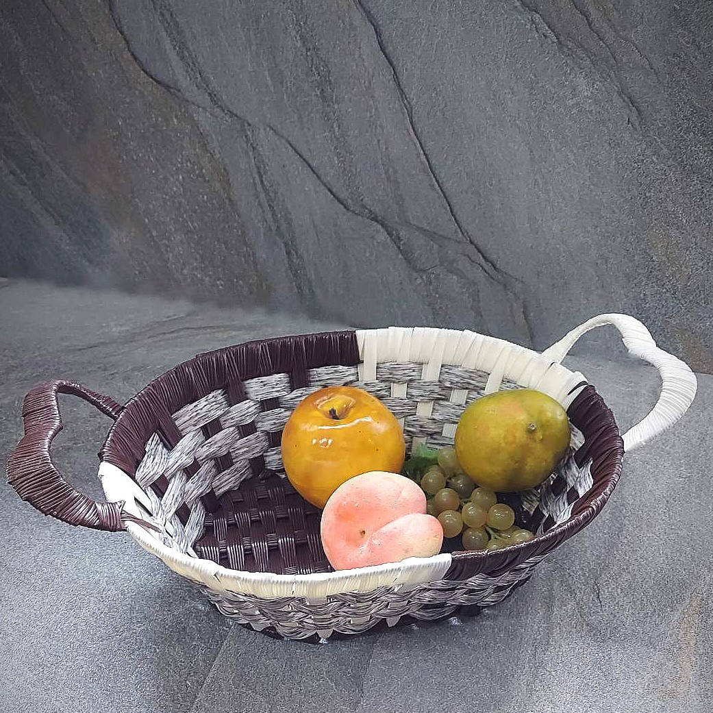 

Плетённая корзинка для фруктов с ручками HLS 31*24*9,5 HLS (7327)