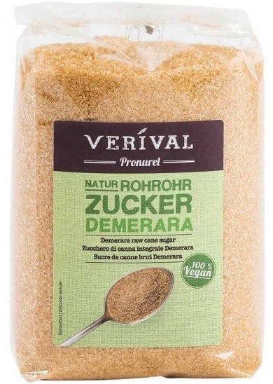 

Цукор тростинний, нерафінований Demerara "Verival", 500г