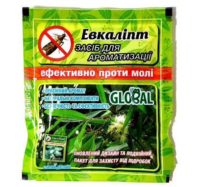 

Таблетки от моли с запахом Эвкалипта 10 шт, Global