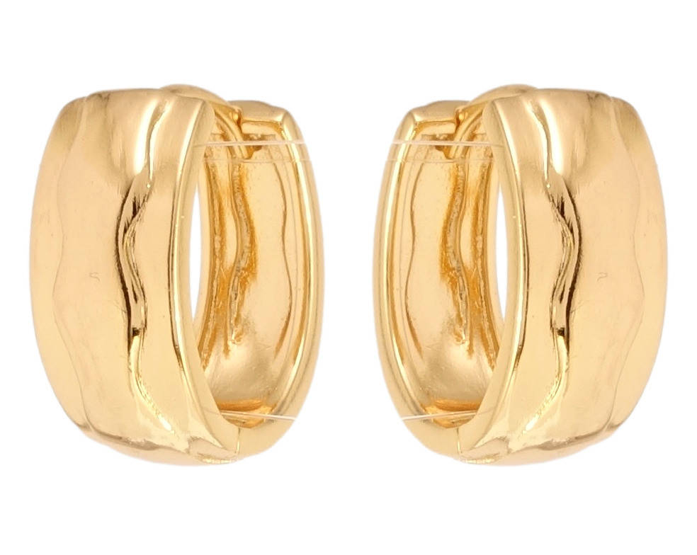 

Серьги Xuping Позолота 18K колечки "Волнистый узор"