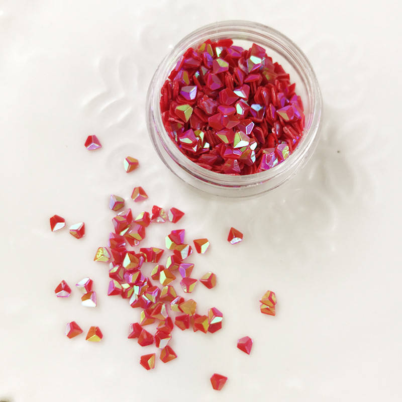 

PVC Пластик с блестками, Украшение, Сердце 3 мм, Блестки, цена указана за 1 баночку 30 мм х 16 мм, Красный