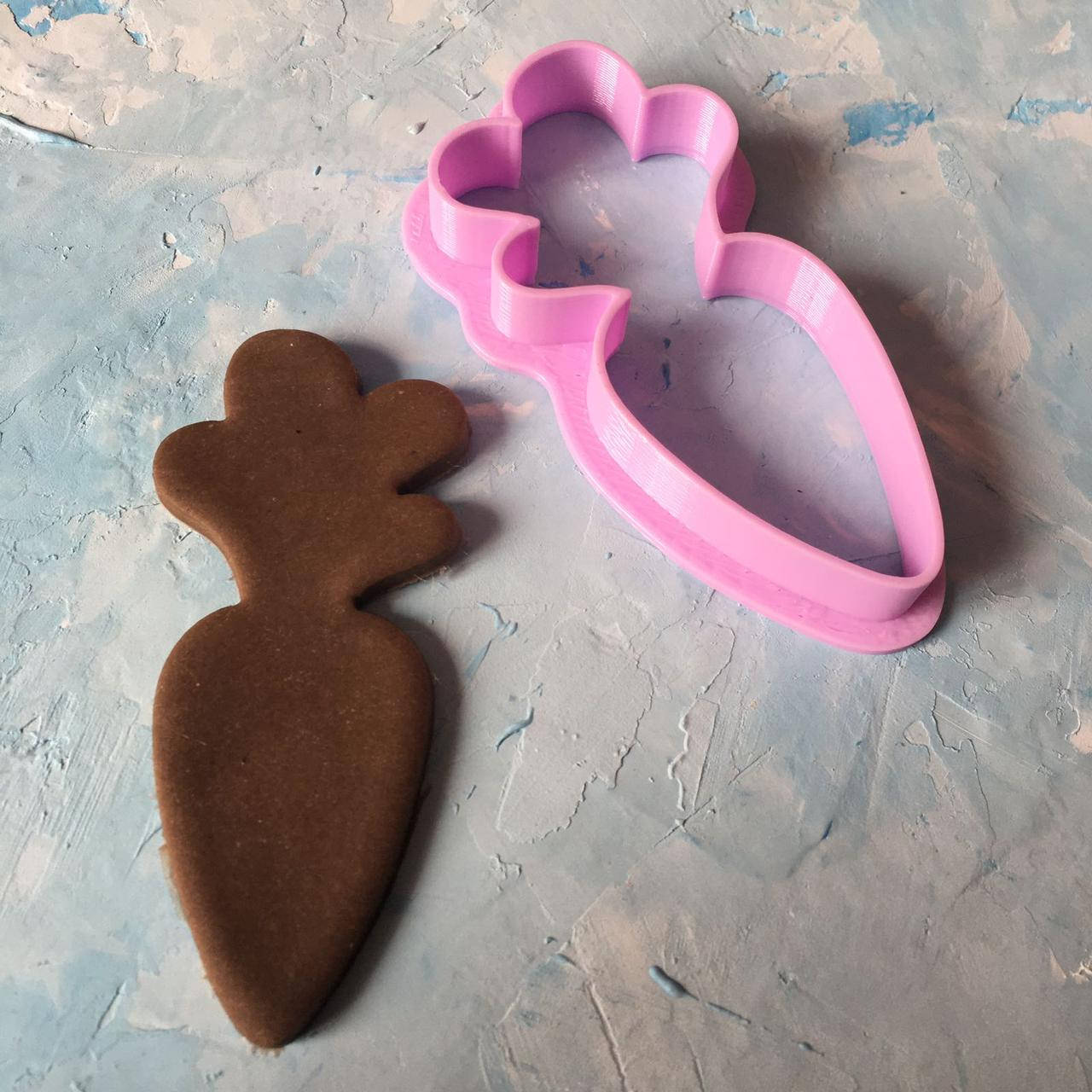 

Вирубка "Морква #3" / Вырубка - формочка для пряников "Морковка #3"