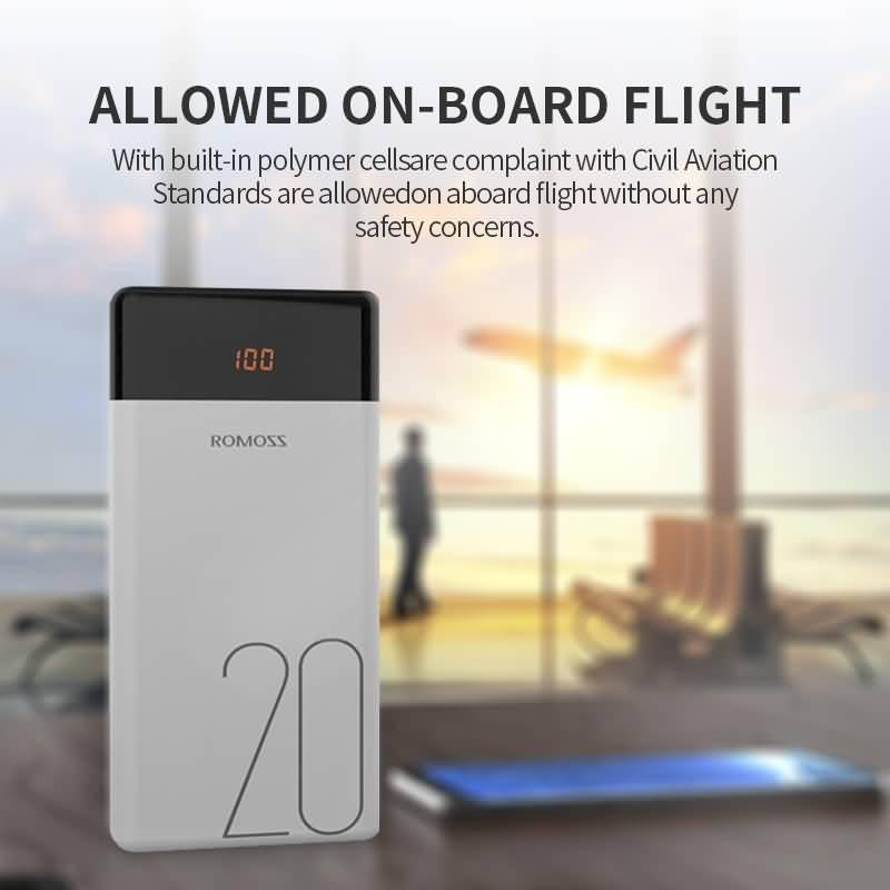 

Оригинал Power Bank Romoss LT20 Premium 20000 mAh White
