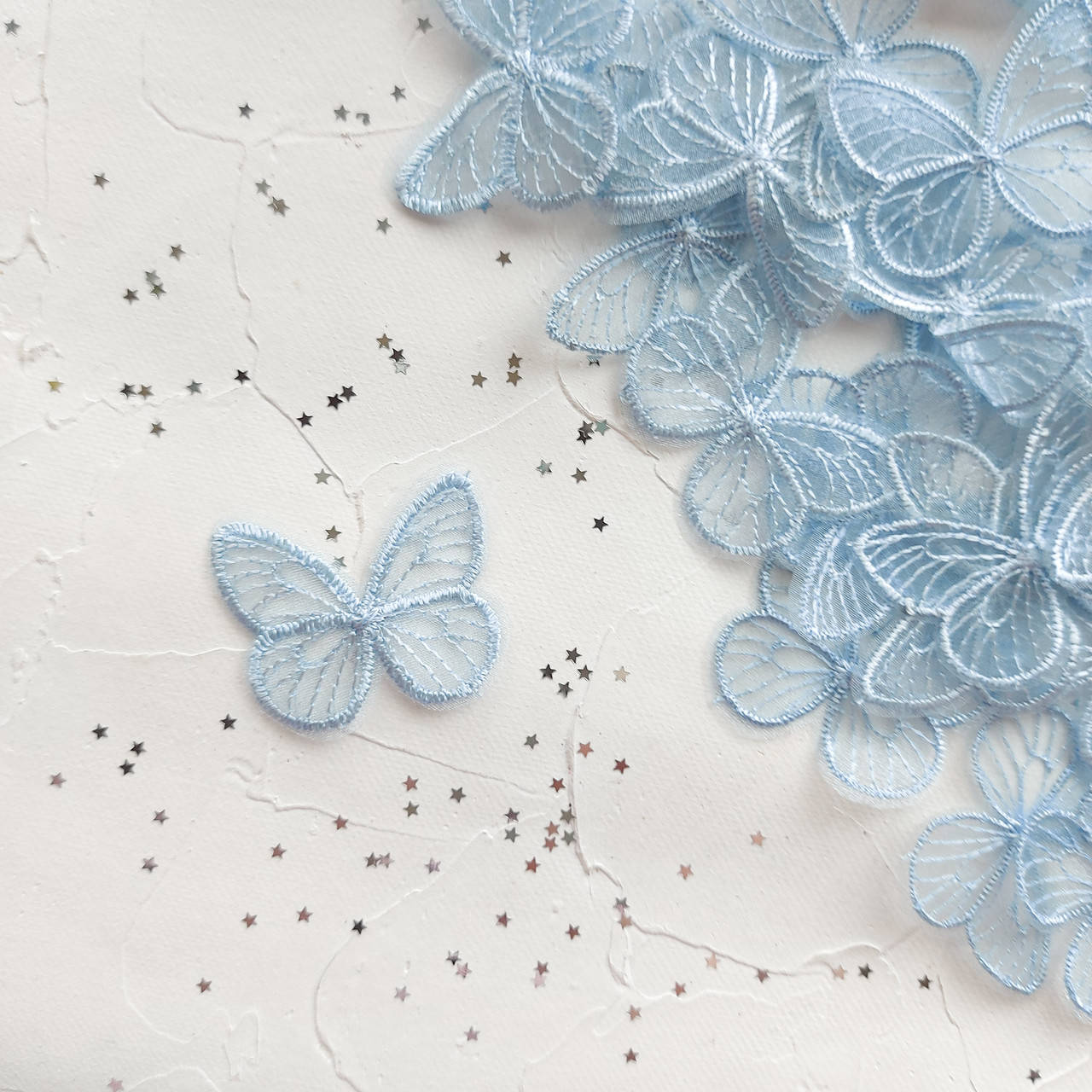 

Метелик ажурний,4.5*3.5см, ГОЛУБИЙ