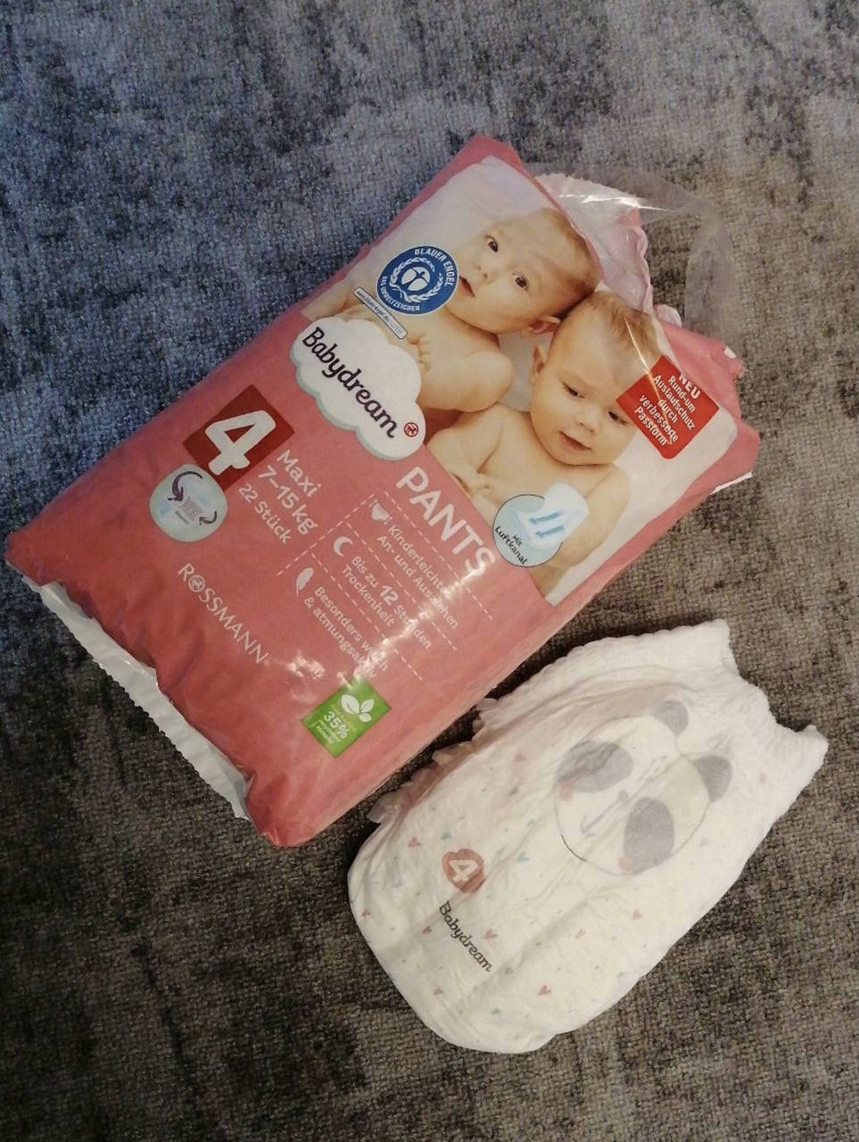 

Подгузники-трусики Babydream Германия 4 (7-15кг), Белый