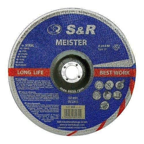 

Круг зачистной по металлу S&R Meister A24 BF 180x6,0x22,2