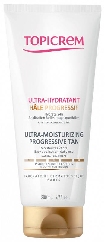 

Увлажняющее молочко-автозагар Topicrem Ultra-Moisturizing Progressive Tan 200ml