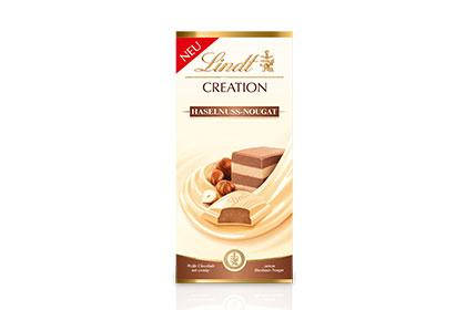 

ШОКОЛАД LINDT CREATION HASSELNUSS NOUGAT WHITE CHOCOLATE 150g