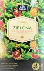 

Чай листовой зеленый Lord Nelson zielona z Ananasam i skorka Granatu 100 г