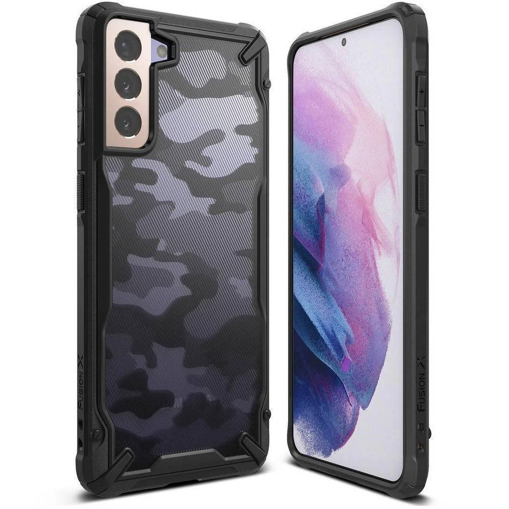 

Чехол Fusion X для Samsung Galaxy S21 Plus Camo Black (XDSG0045), Черный