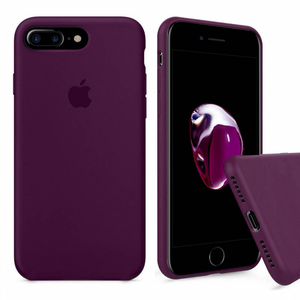 

Чехол для iphone 7/8+ silicone case marsala