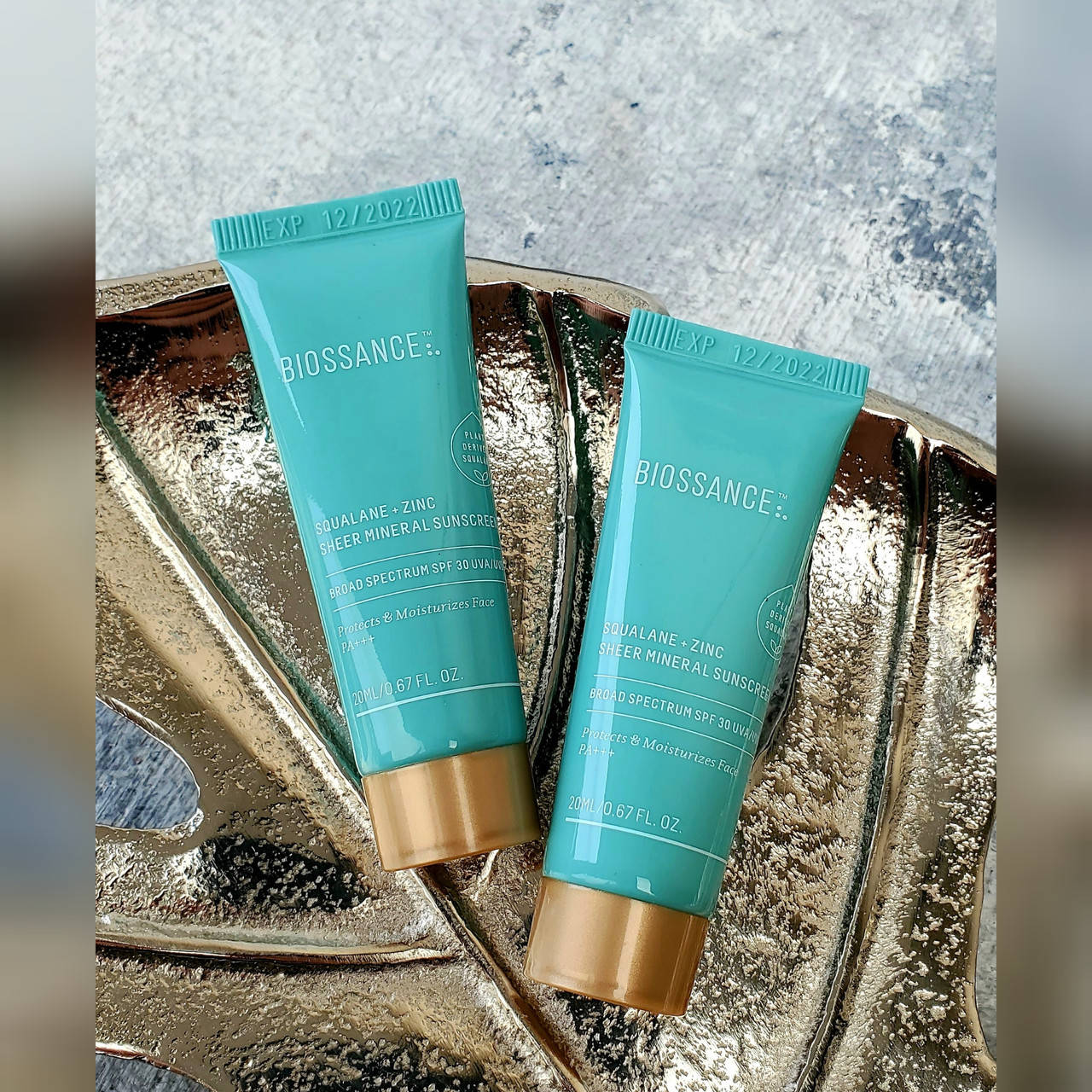 

Солнцезащитный крем для лица Biossance - Squalane + Zinc Sheer Mineral Sunscreen SPF 30 (20 ml)