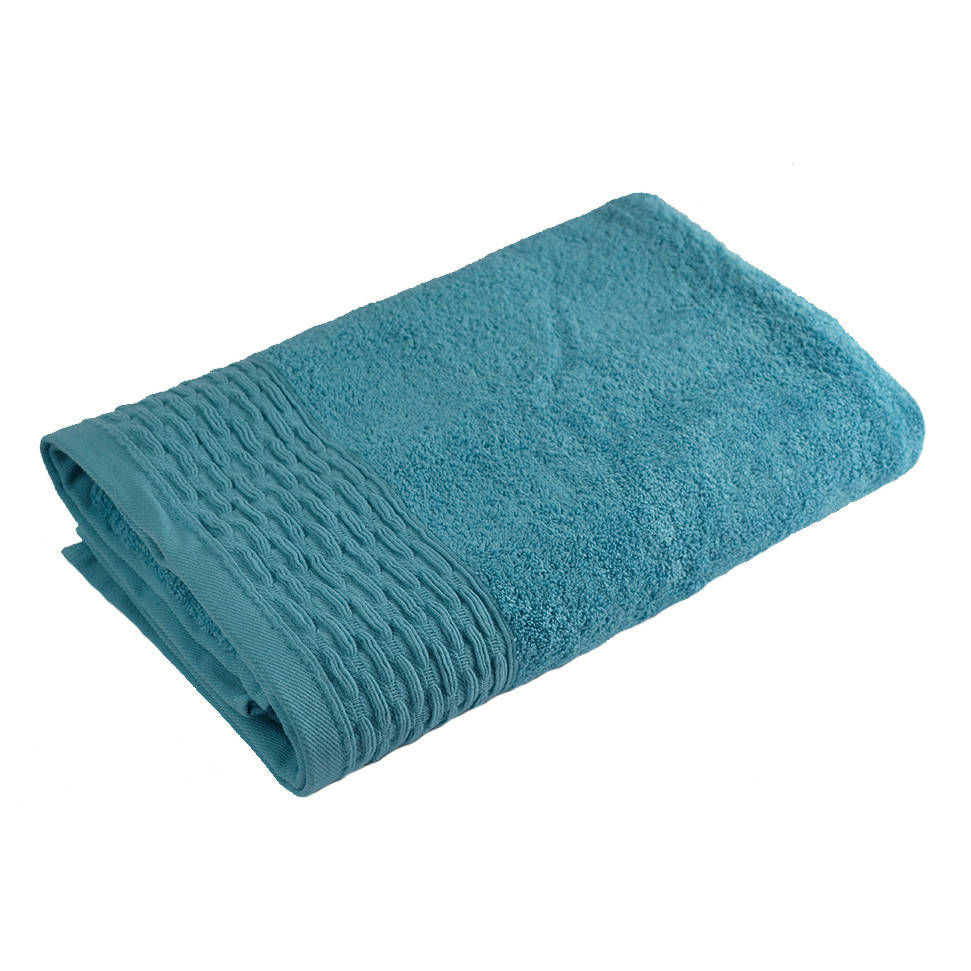

Большое махровое полотенце GM Textile 70х140см Polosa 500г/м2 (Бирюзовый)