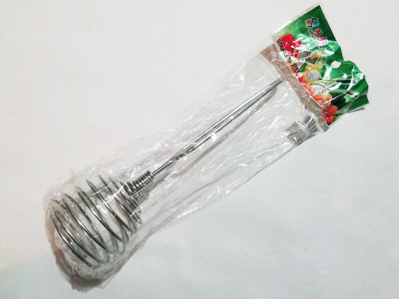 

Венчик металлический спиральный 20 см, Серый