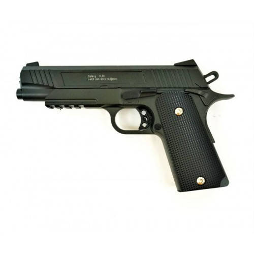 

Игрушечный пистолет "Colt" Galaxy G38 металл, на пульках, Черный