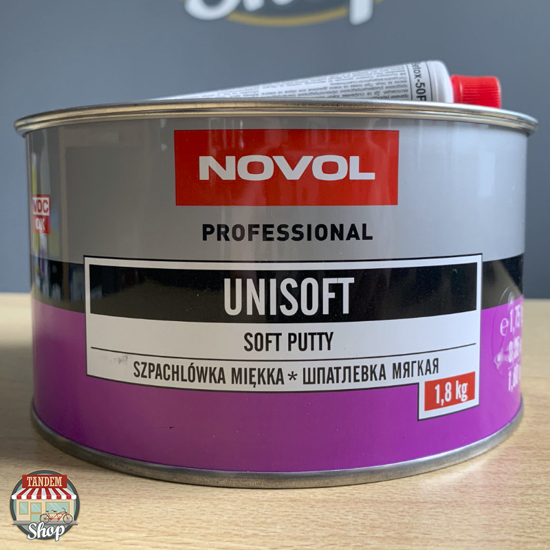 

Шпатлевка универсальная мягкая Novol UNISOFT, 1,8 кг