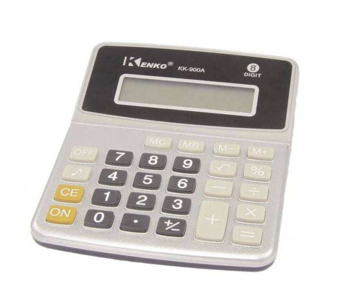 

Простой калькулятор Kenko KK-900 A, настольный, серый с черным