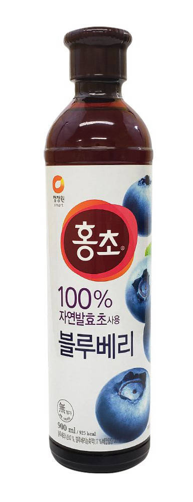 

Уксусный напиток Hong Cho из голубики, 900 мл, ТМ Chung Jung One, Южная Корея